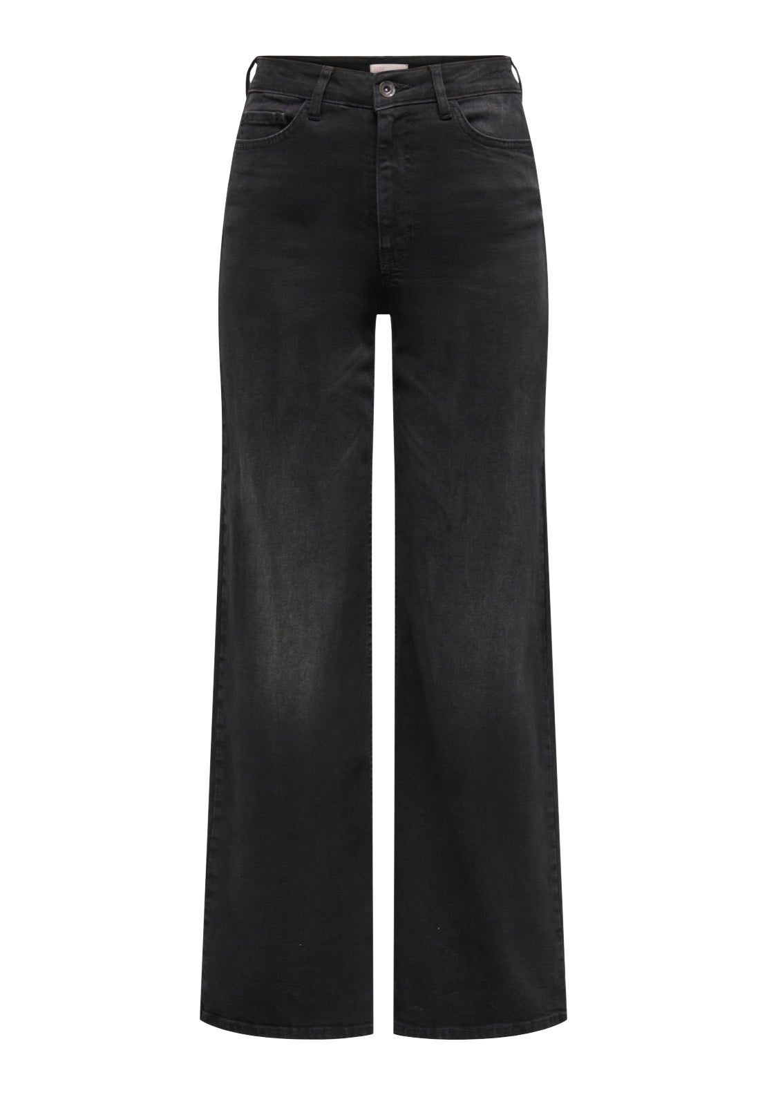 Jdy Felina-Fina High Waist Wide Jeans - Black 6 Shaws Department Stores