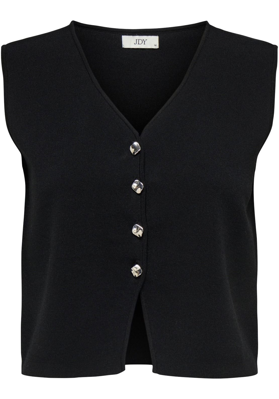 Astra Sleeveless Vest - Black