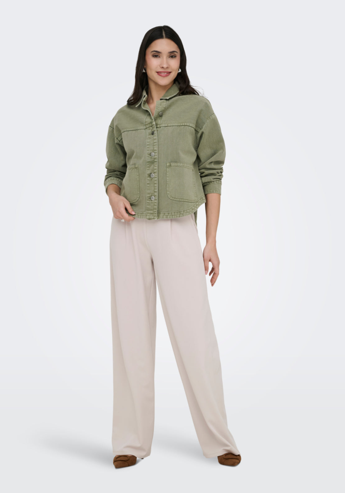 Jdy Noma Long Sleeve Shacket - Kalamata 5 Shaws Department Stores