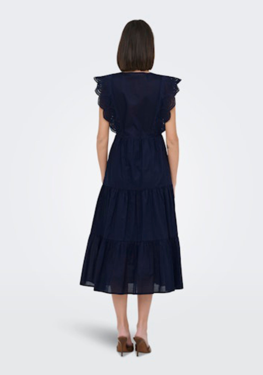 Jdy Sara Sleeveless Lace Dress - Black Iris 2 Shaws Department Stores