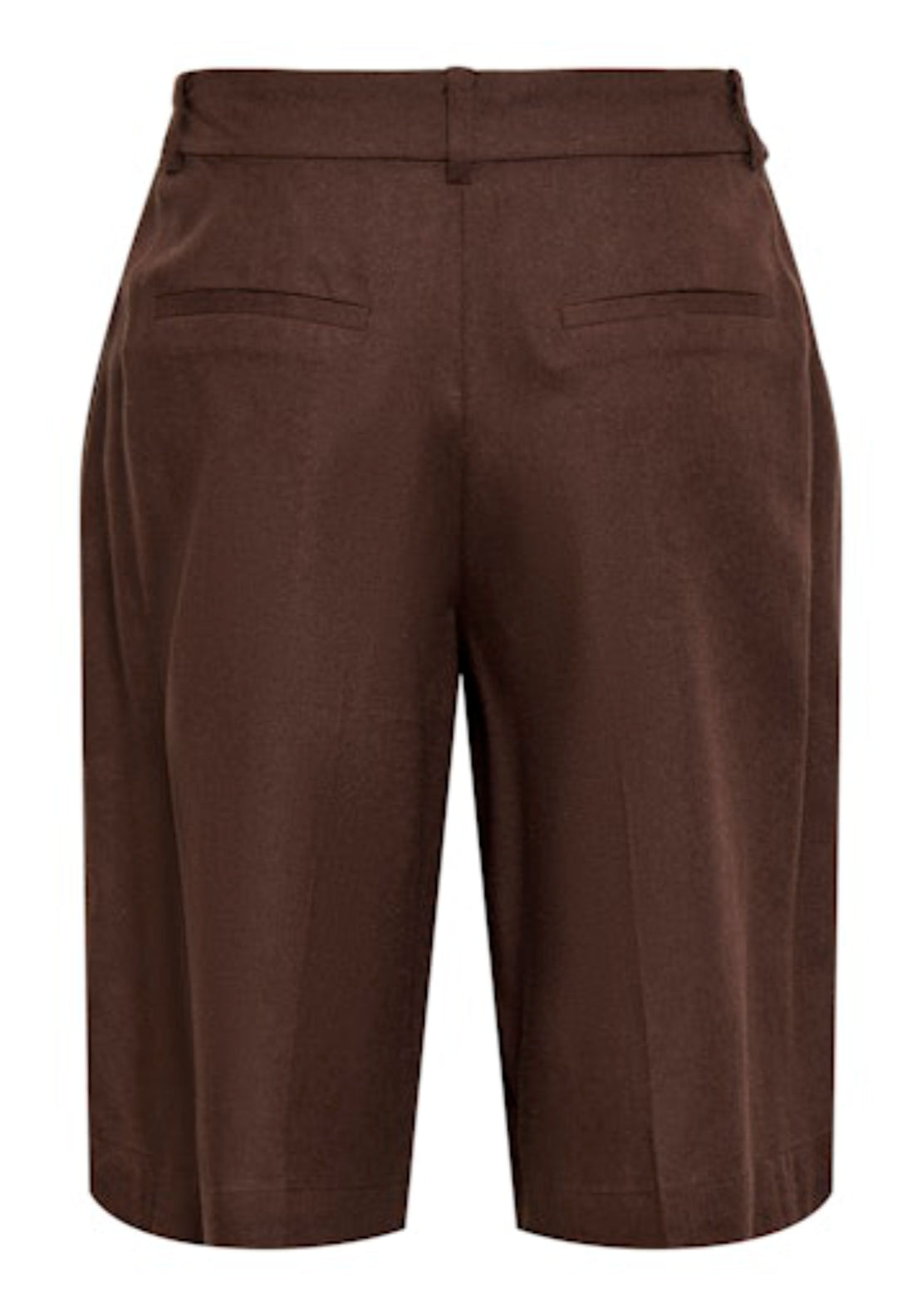 Jdy Naomi Linen Medium Waist Bermuda Shorts - Chicory Coffee 6 Shaws Department Stores