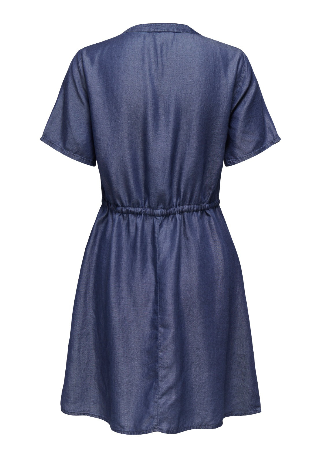 Jdy Jasper Short Sleeve Dress - Dark Blue Denim 7 Shaws Department Stores