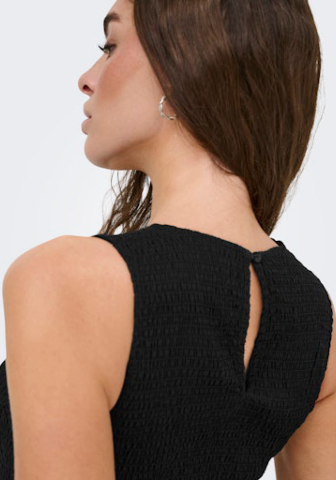 Jdy Diego Sleeveless Smock Midi Dress - Black 4 Shaws Department Stores