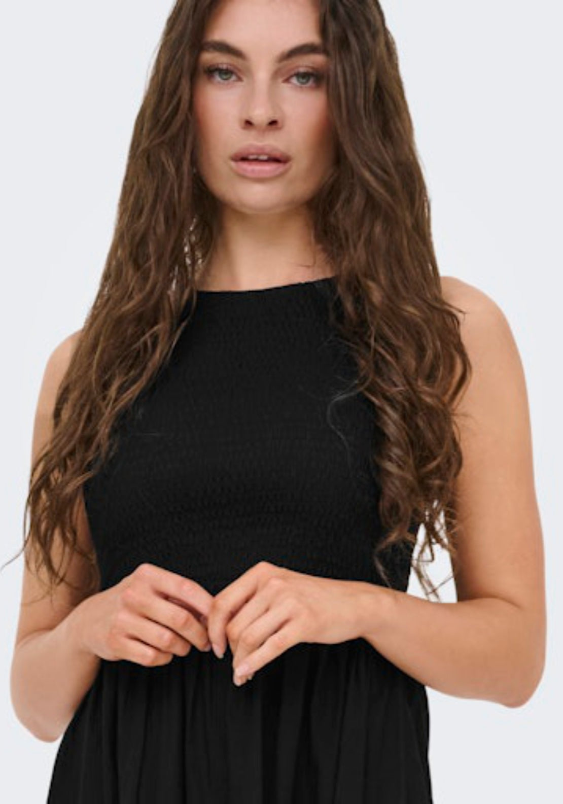 Jdy Diego Sleeveless Smock Midi Dress - Black 3 Shaws Department Stores