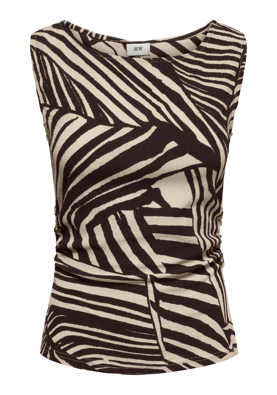Jdy Debbie Sleeveless Top - Sandshell Chocolate Torte 6 Shaws Department Stores