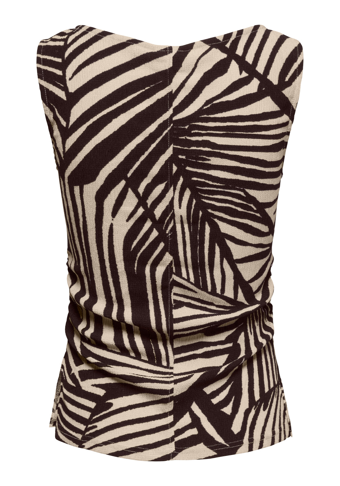 Jdy Debbie Sleeveless Top - Sandshell Chocolate Torte 7 Shaws Department Stores