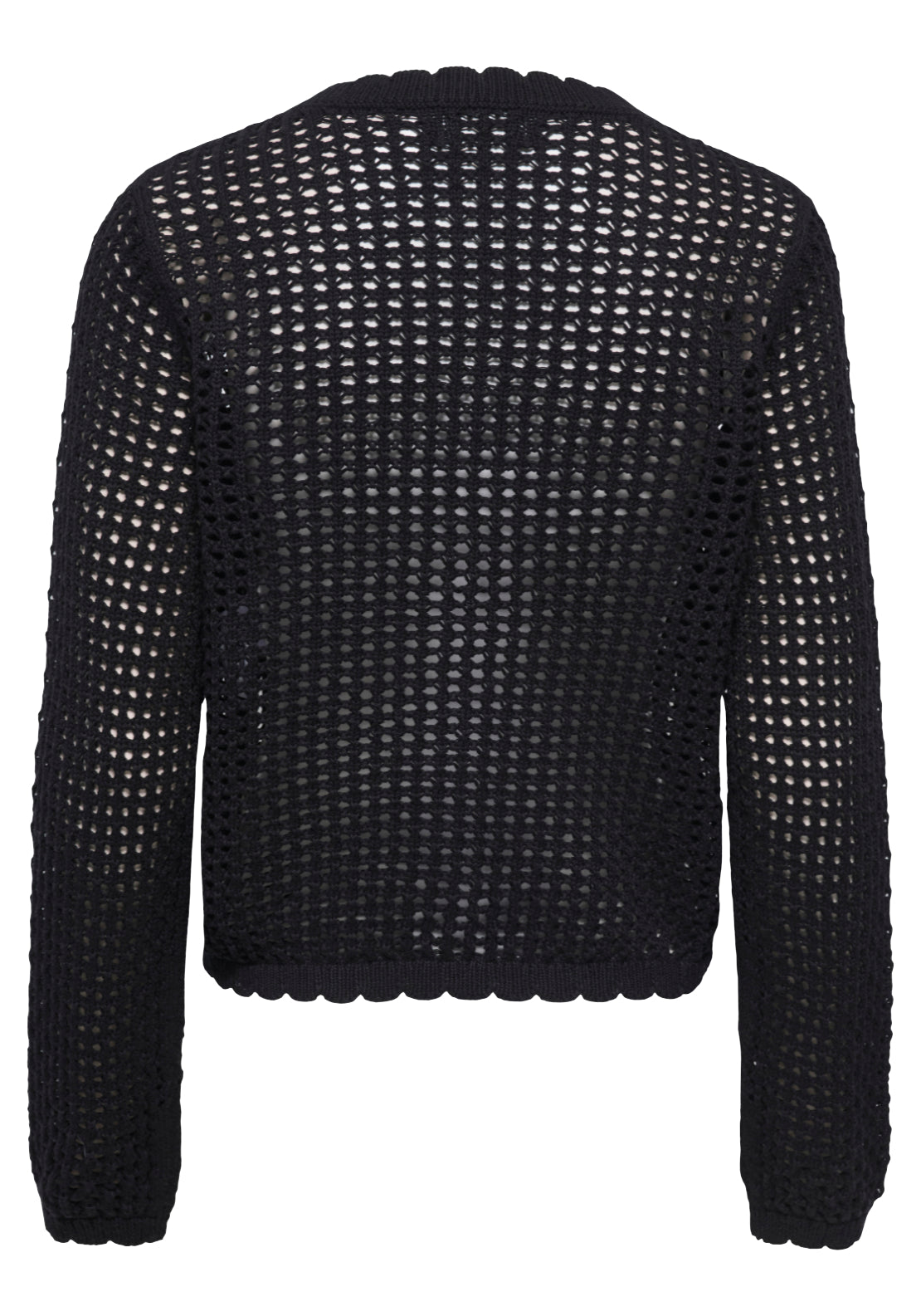 Jdy Becca Long Sleeve V-Neck Cardigan - Black 2 Shaws Department Stores