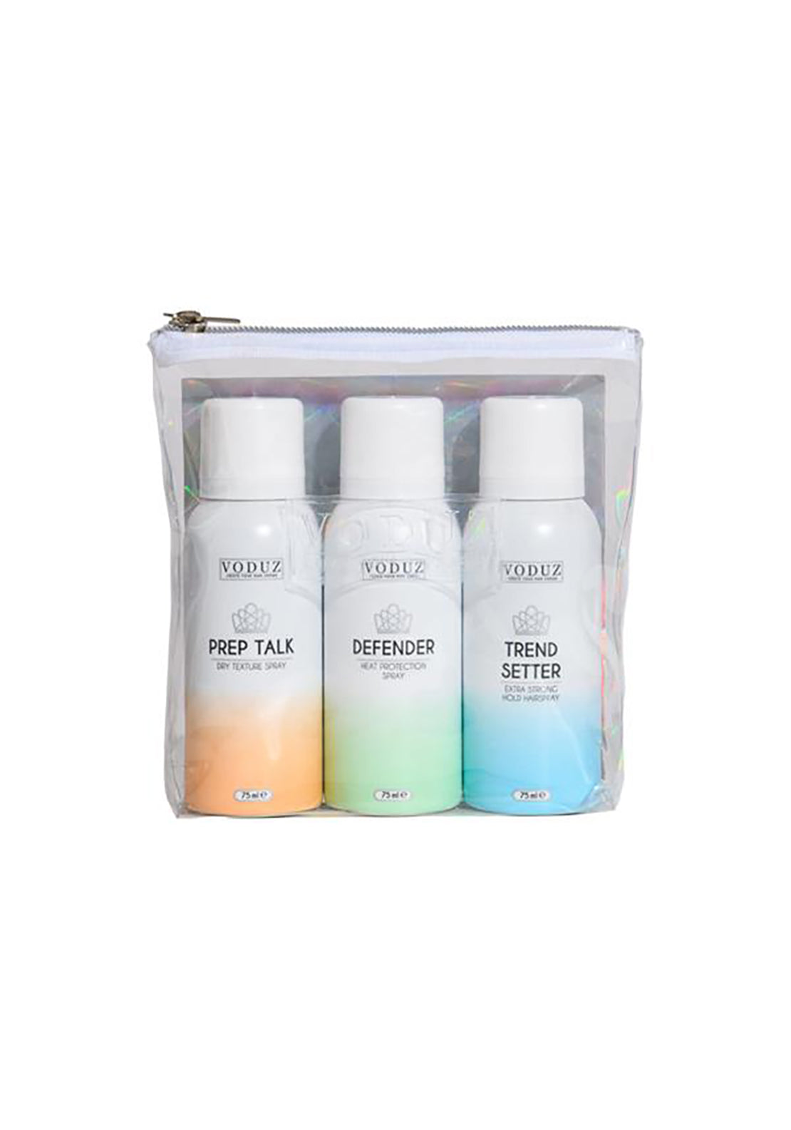 Voduz Jet, Set And Go - Travel Aerosol Trio 3 x 75ml 1 Shaws Department Stores