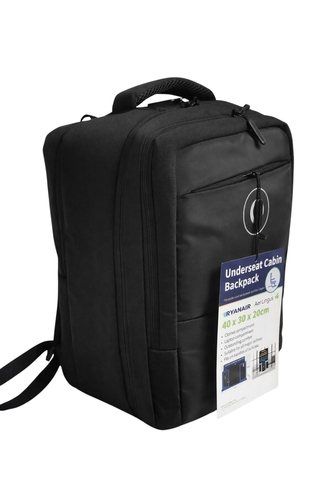 Kavanagh Giftware Underseat Cabin Backpack - RYANAIR Aer Lingus 1 Shaws Department Stores