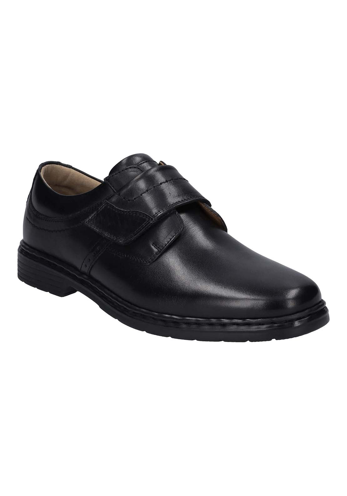 Josef Seibel Velcro Strap - Black 2 Shaws Department Stores