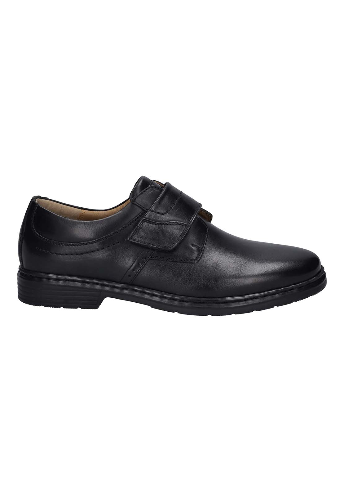 Josef Seibel Velcro Strap - Black 1 Shaws Department Stores