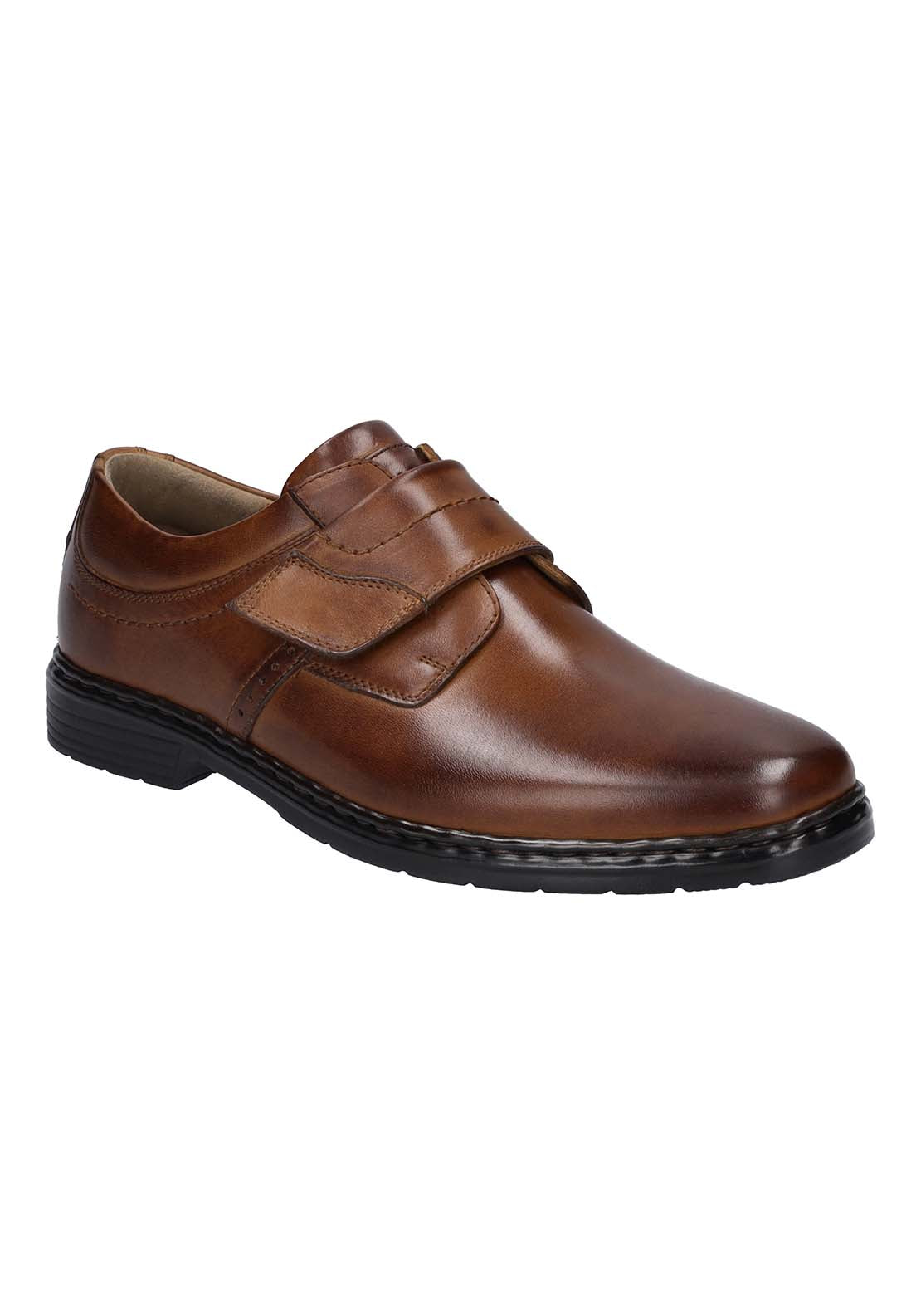 Josef Seibel Velcro Strap - Brown 2 Shaws Department Stores