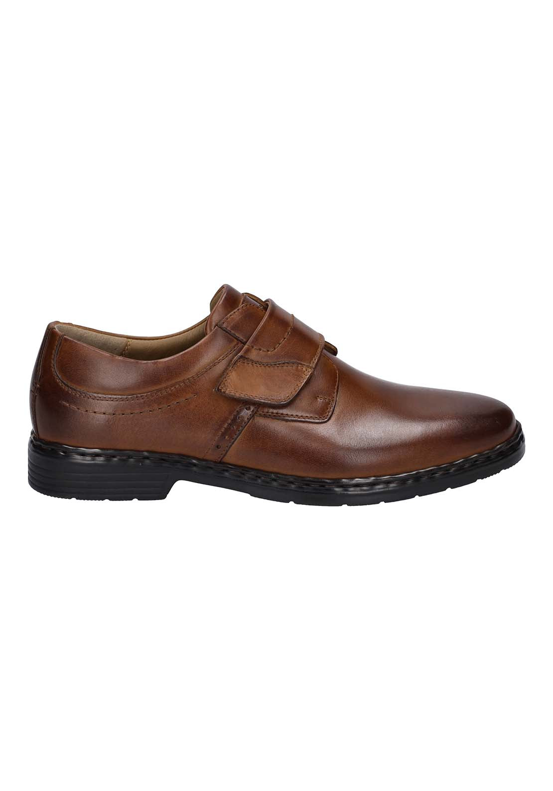 Josef Seibel Velcro Strap - Brown 1 Shaws Department Stores