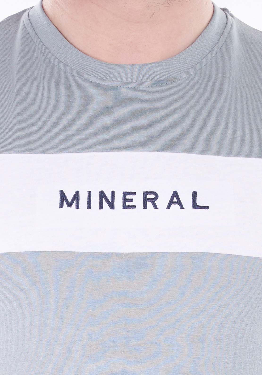 Mineral Jessup Short Sleeve up Panel Tee - Sage 2 Shaws Department Stores