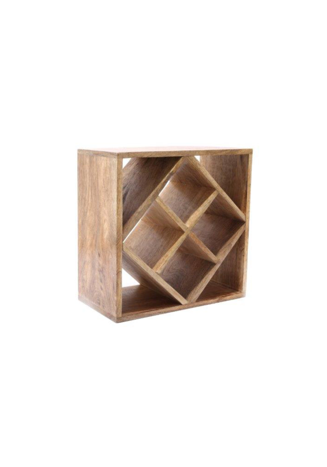 Wooden Wine Rack - Blue