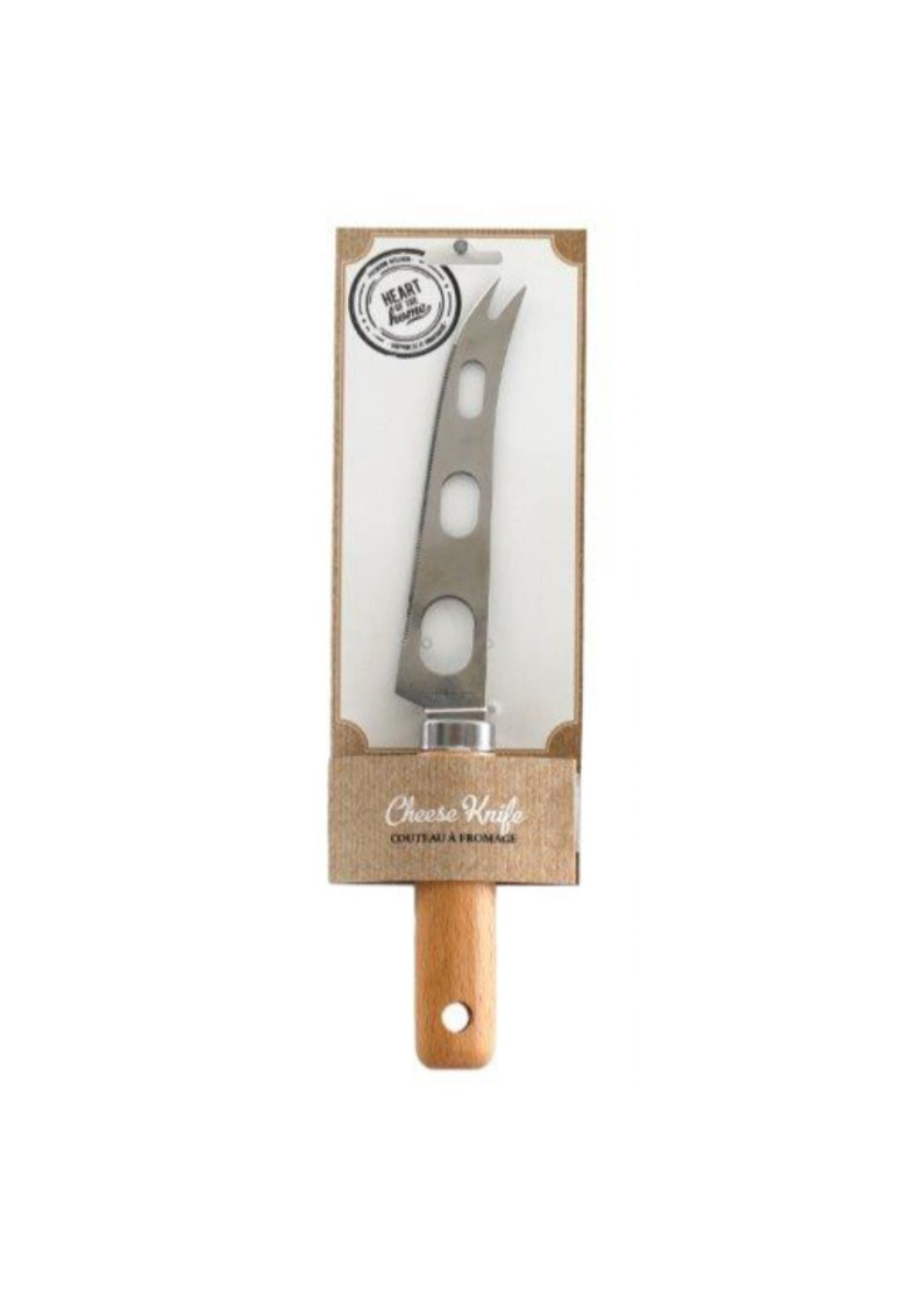 Cheese Knife With Wooden Handle - Blue