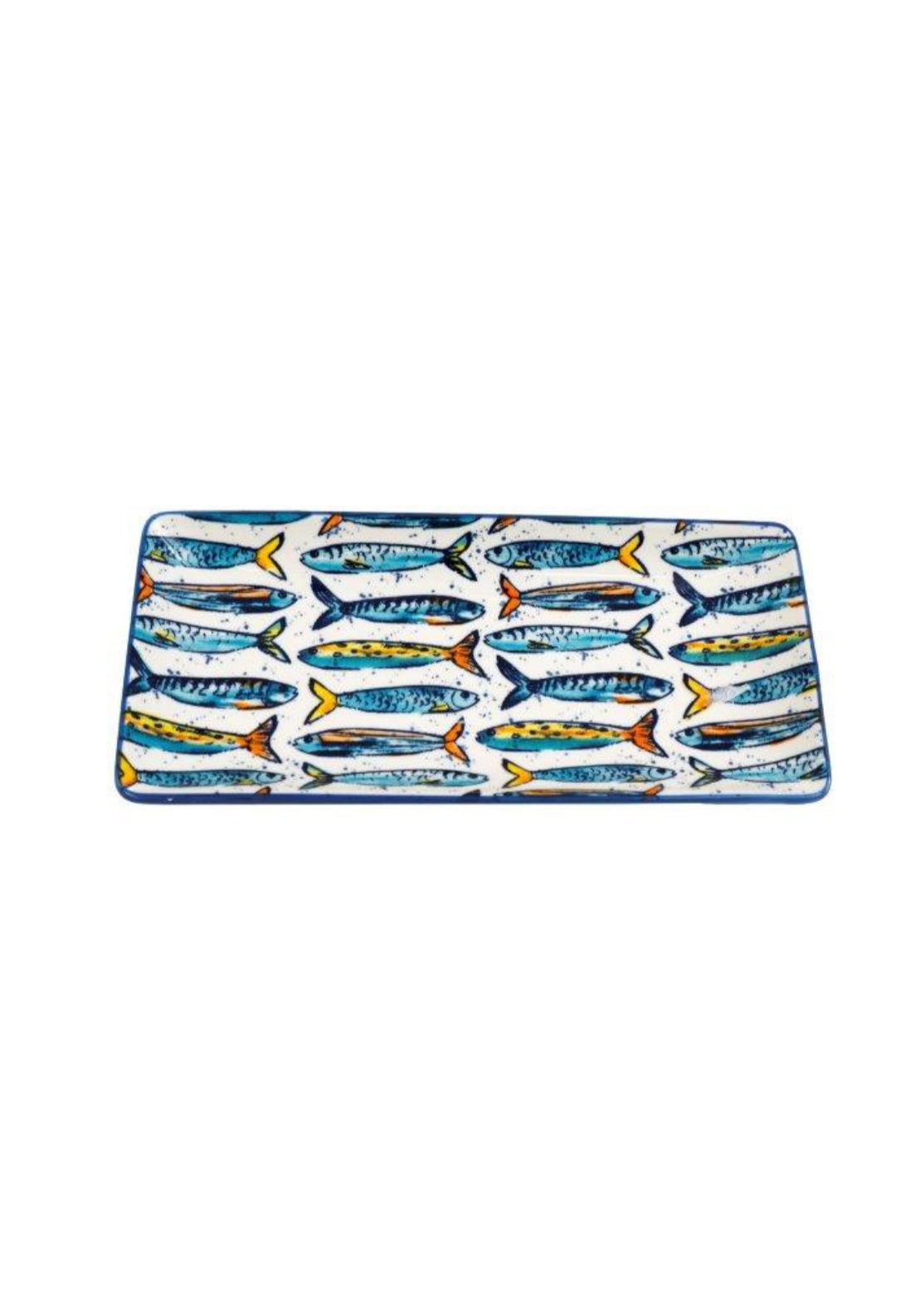 Sardine Design Tray - Blue Print