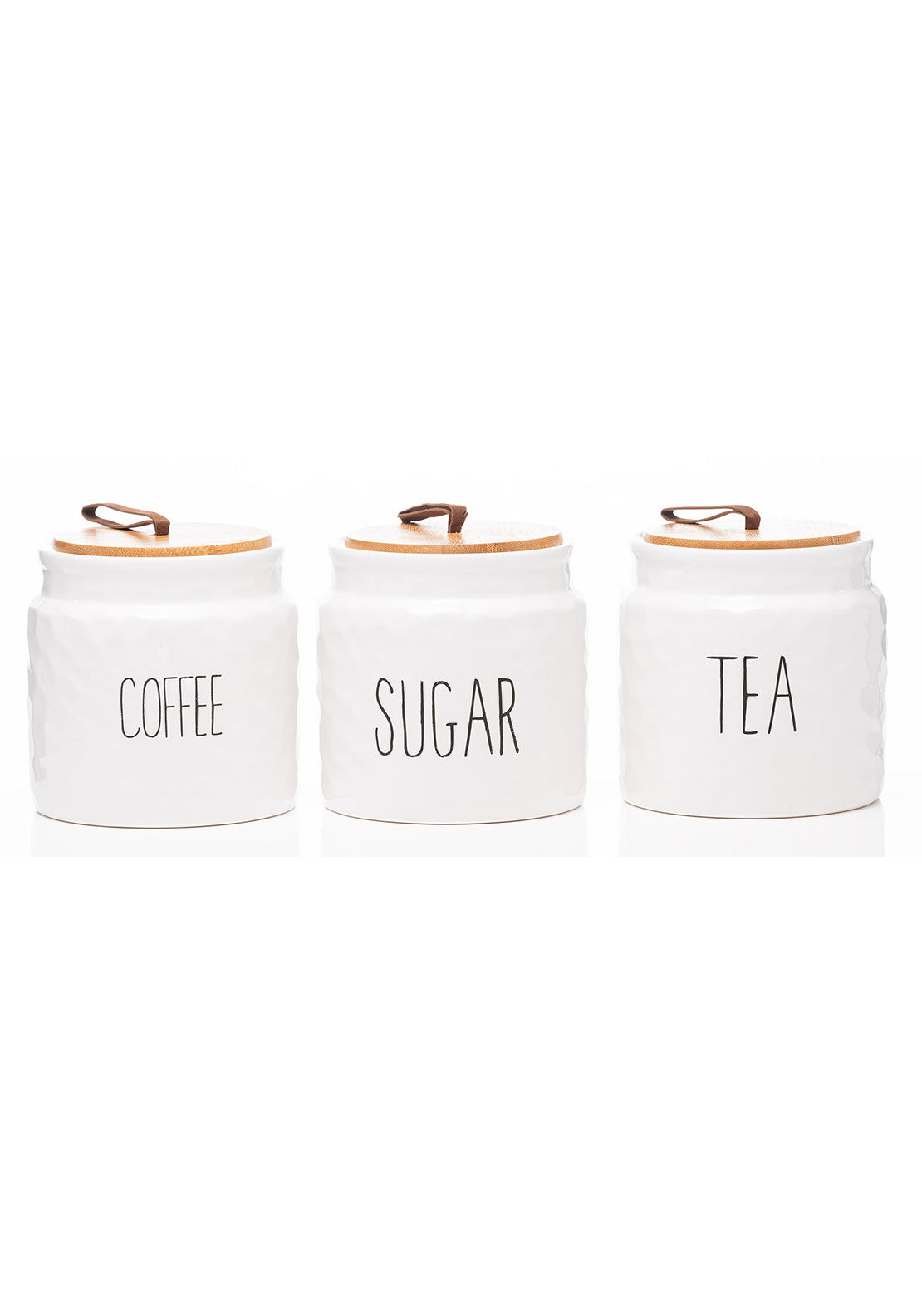 The Grange Collection Tea, Coffee Sugar jars 1 Shaws Department Stores