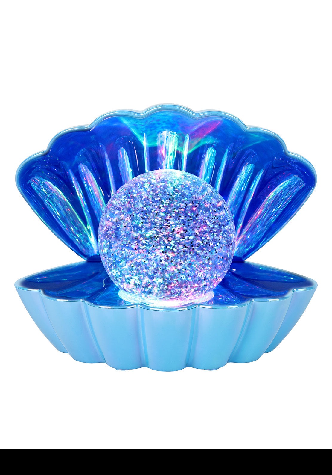 Sense Aroma Colour LED Clam with Glitter Pearl - Blue Pearl 2 Shaws Department Stores