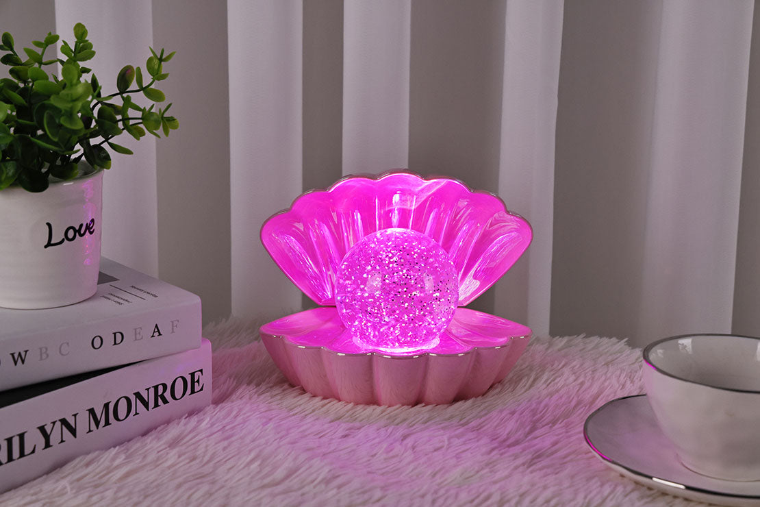 Sense Aroma Colour LED Clam with Glitter Pearl 3 Shaws Department Stores