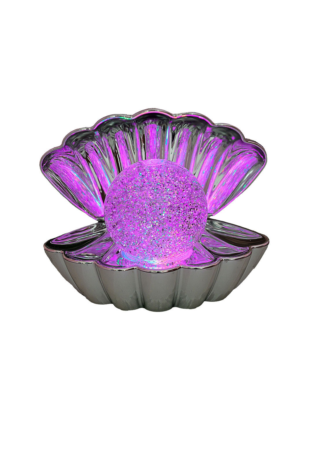 Sense Aroma Colour Changing Clam with Glitter Pearl - Silver Metallic 1 Shaws Department Stores