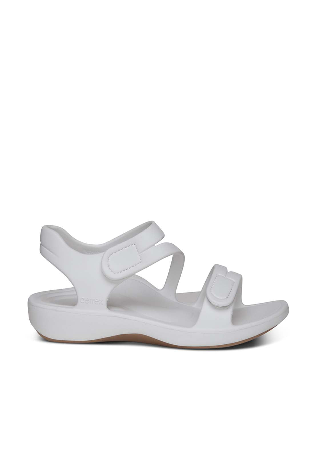 Aetrex Jillian Sport Sandal - White 2 Shaws Department Stores
