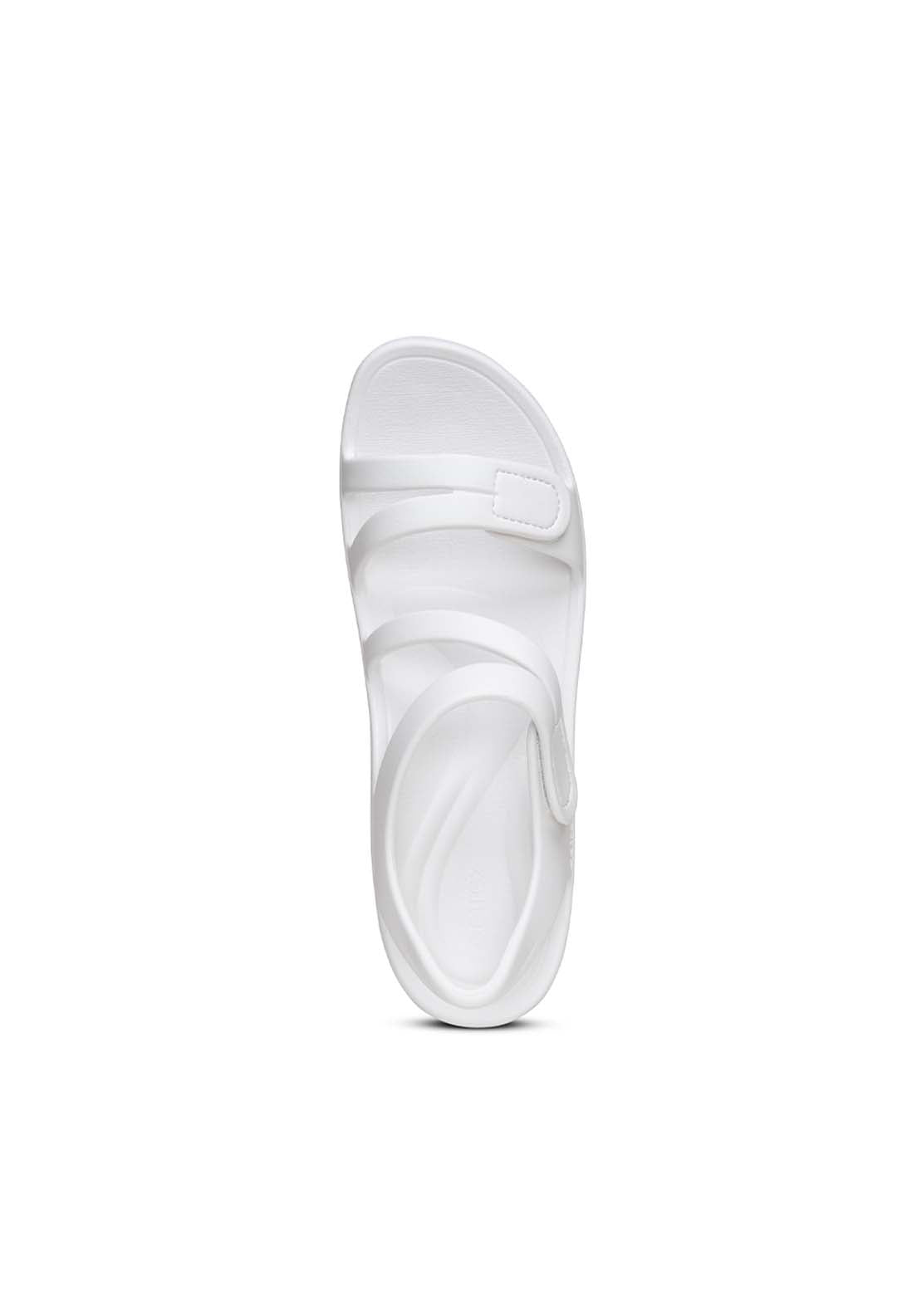 Aetrex Jillian Sport Sandal - White 3 Shaws Department Stores