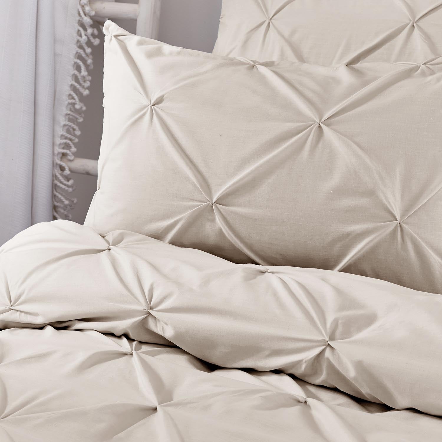 The Home Collection Lorna Duvet Cover Set - Natural 2 Shaws Department Stores