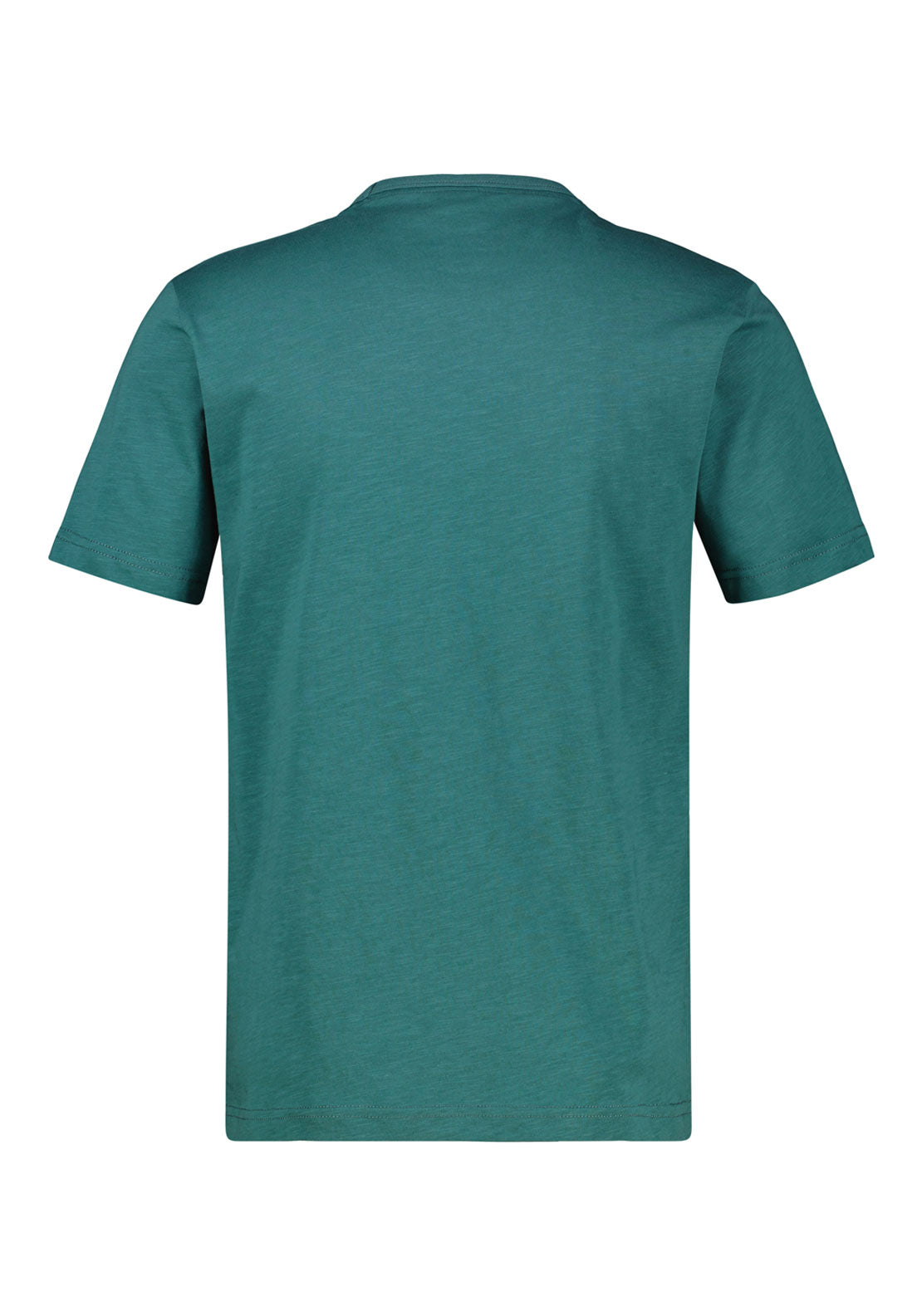 Lerros Front Print T-shirt - Soft Teal 2 Shaws Department Stores