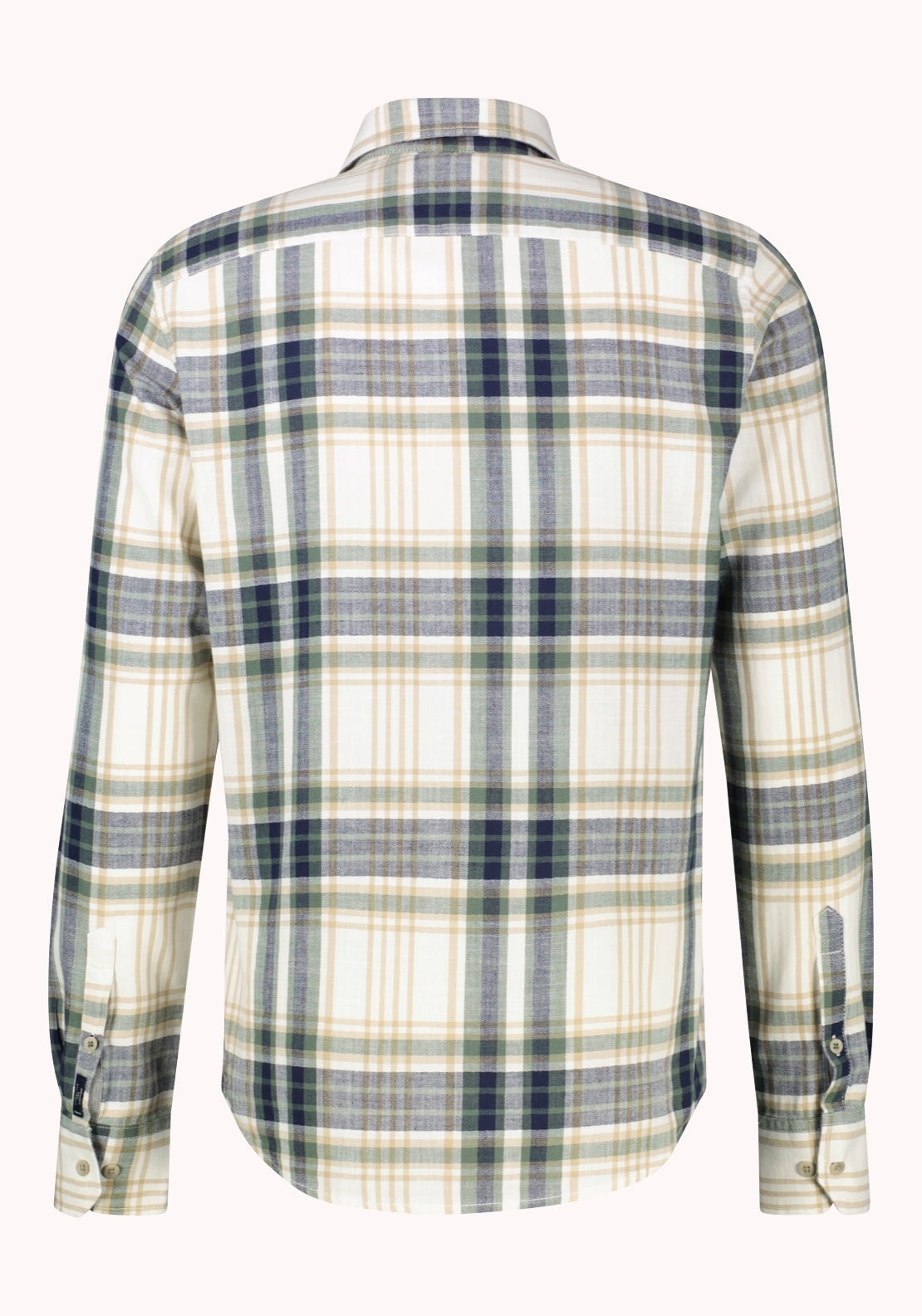 Lerros Classic Long Sleeve Check Shirt - White 4 Shaws Department Stores