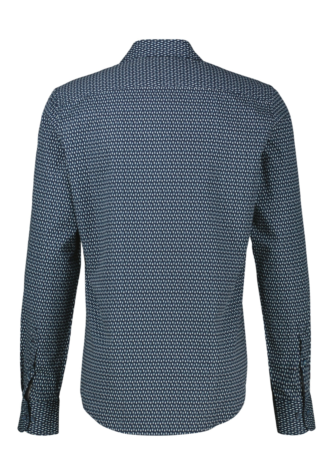 Geometric Print Shirt - Classic Navy