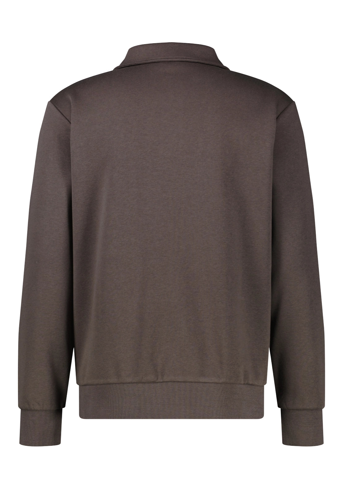 3 Button Polo Top - Timber Brown