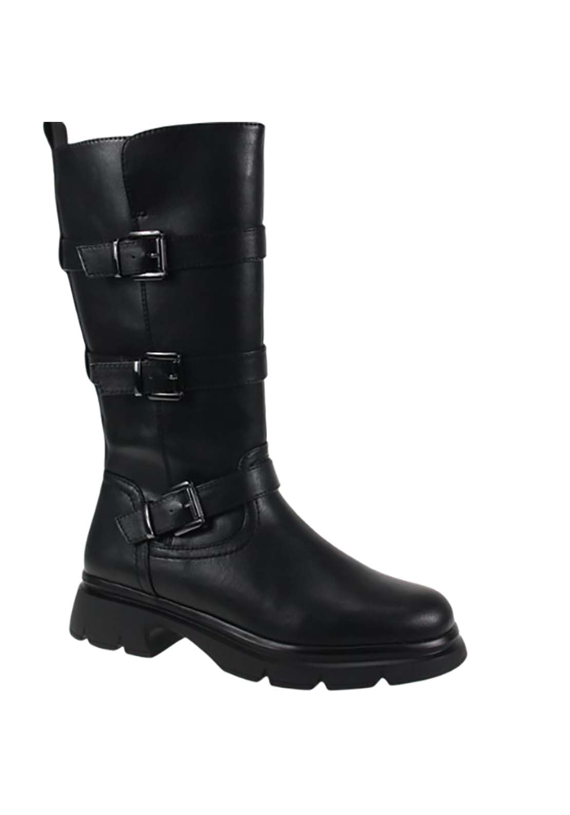 Susst Logan24 Chunky Boot - Black 1 Shaws Department Stores