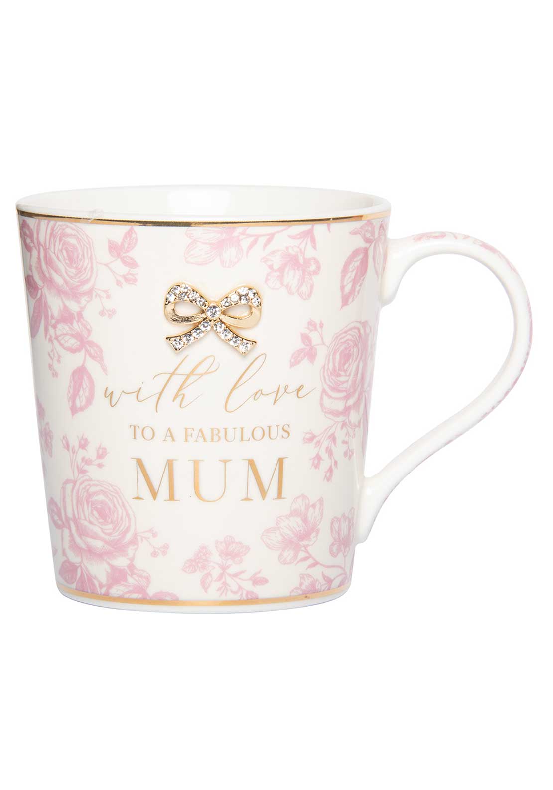 The Home Collection Fabulous Mum Mug - Pink / White 1 Shaws Department Stores