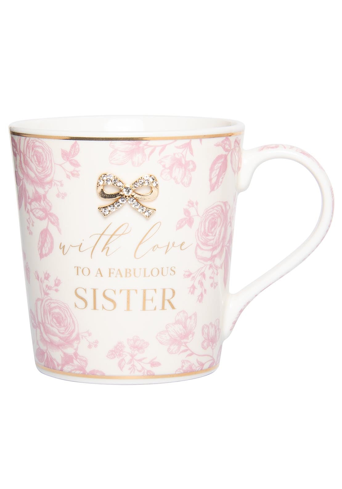 Fabulous Sister Mug - Pink / White