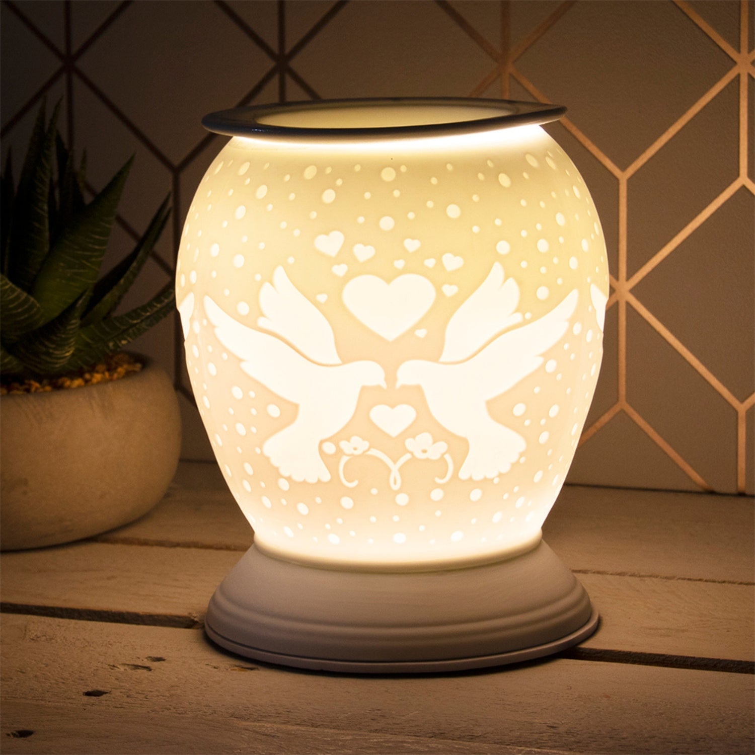 Desire Lovebird Aroma Warmer Lamp 1 Shaws Department Stores