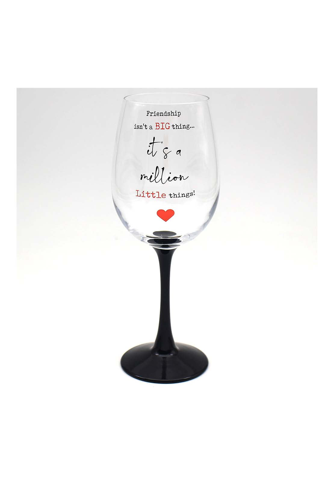The Home Collection Friendship Thing Wine Glass 1 Shaws Department Stores