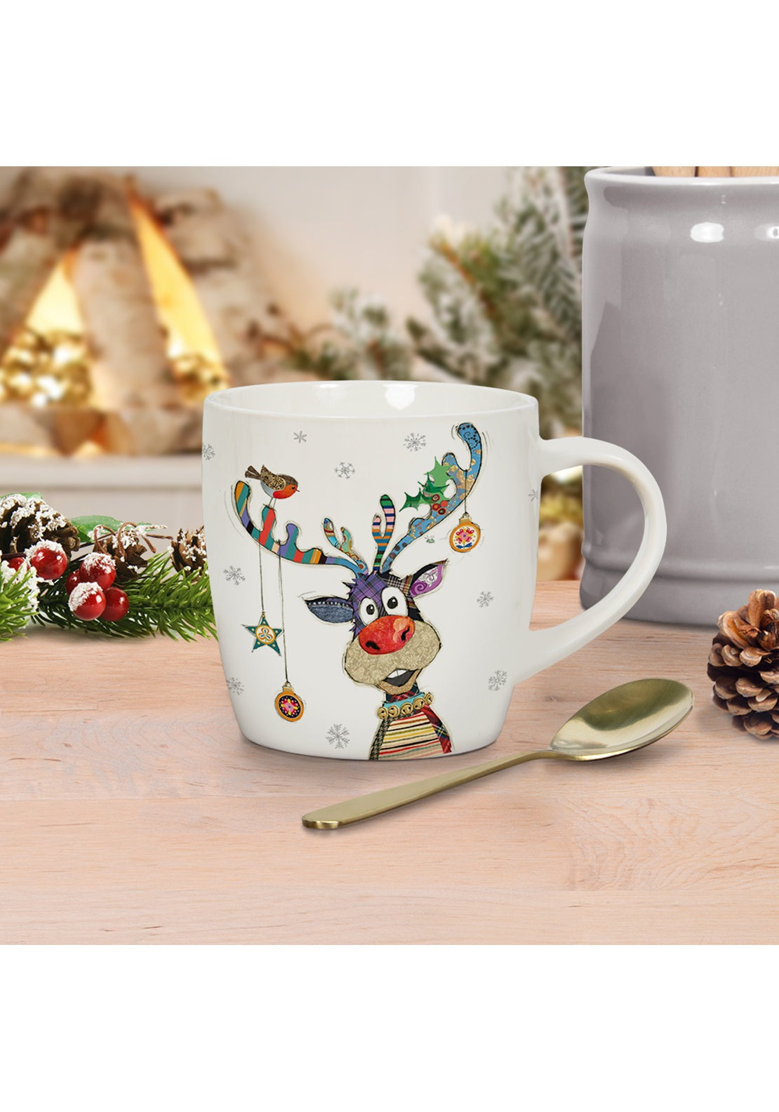 The Home Christmas Rudolph Mug 1 Shaws Department Stores
