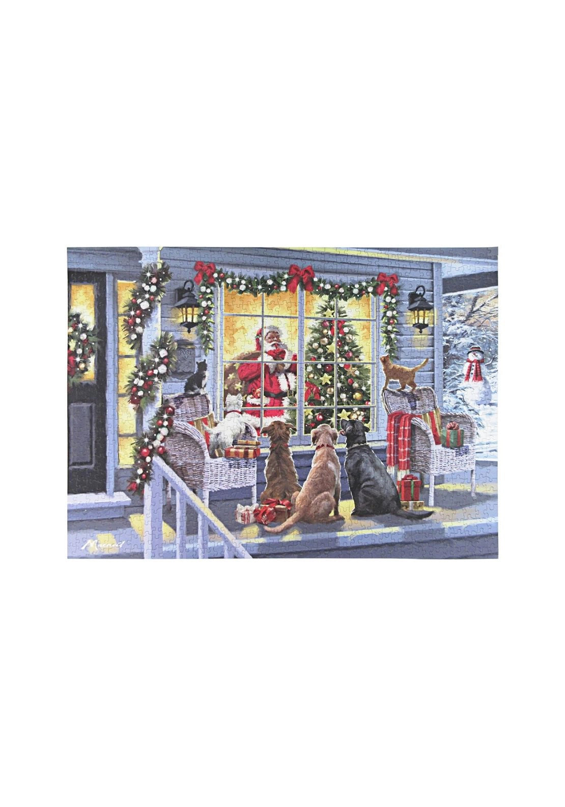 Cat & Dog 1000Pc Jigsaw Puzzle - Multi