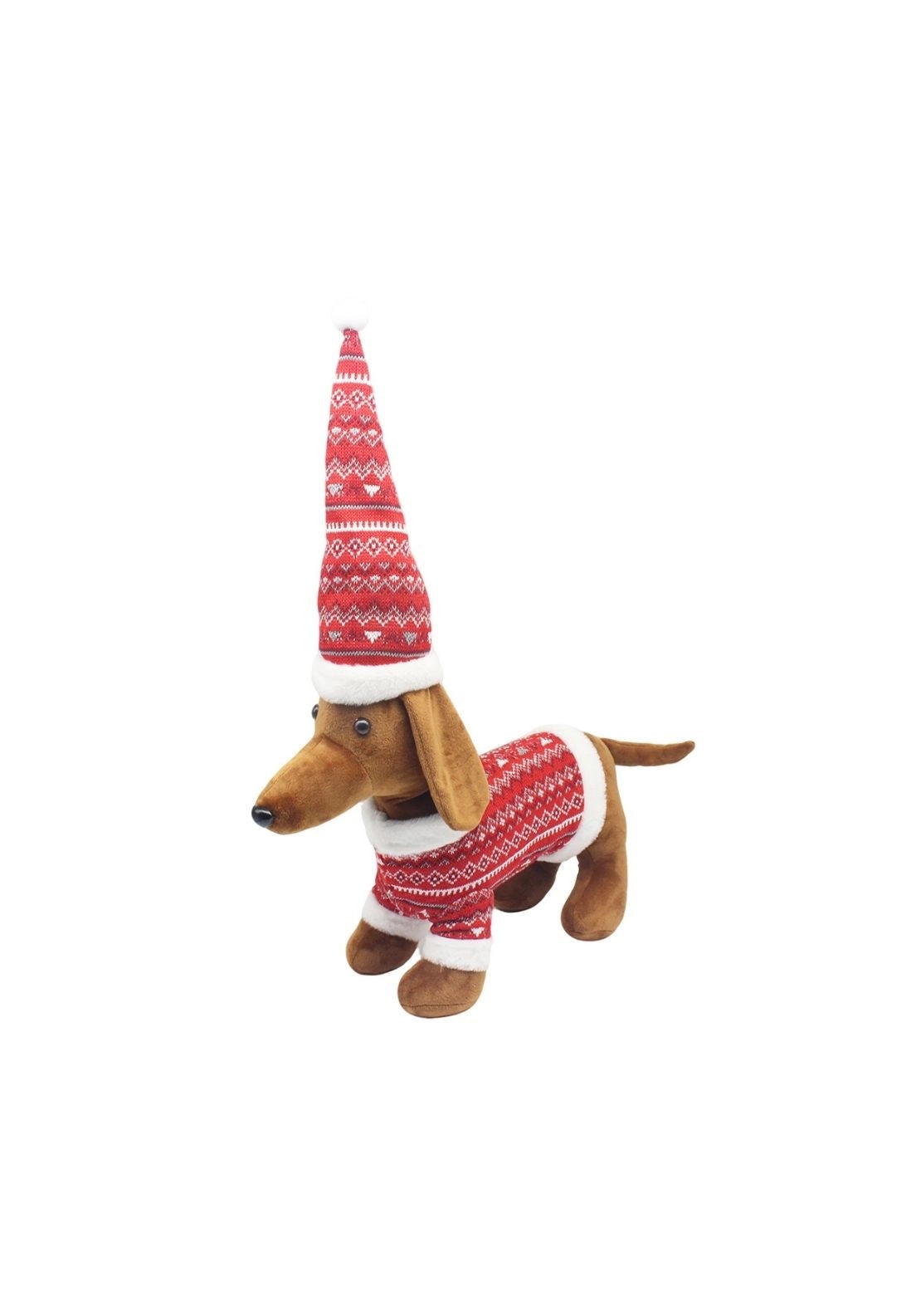 Christmas Dachshund Small - Red