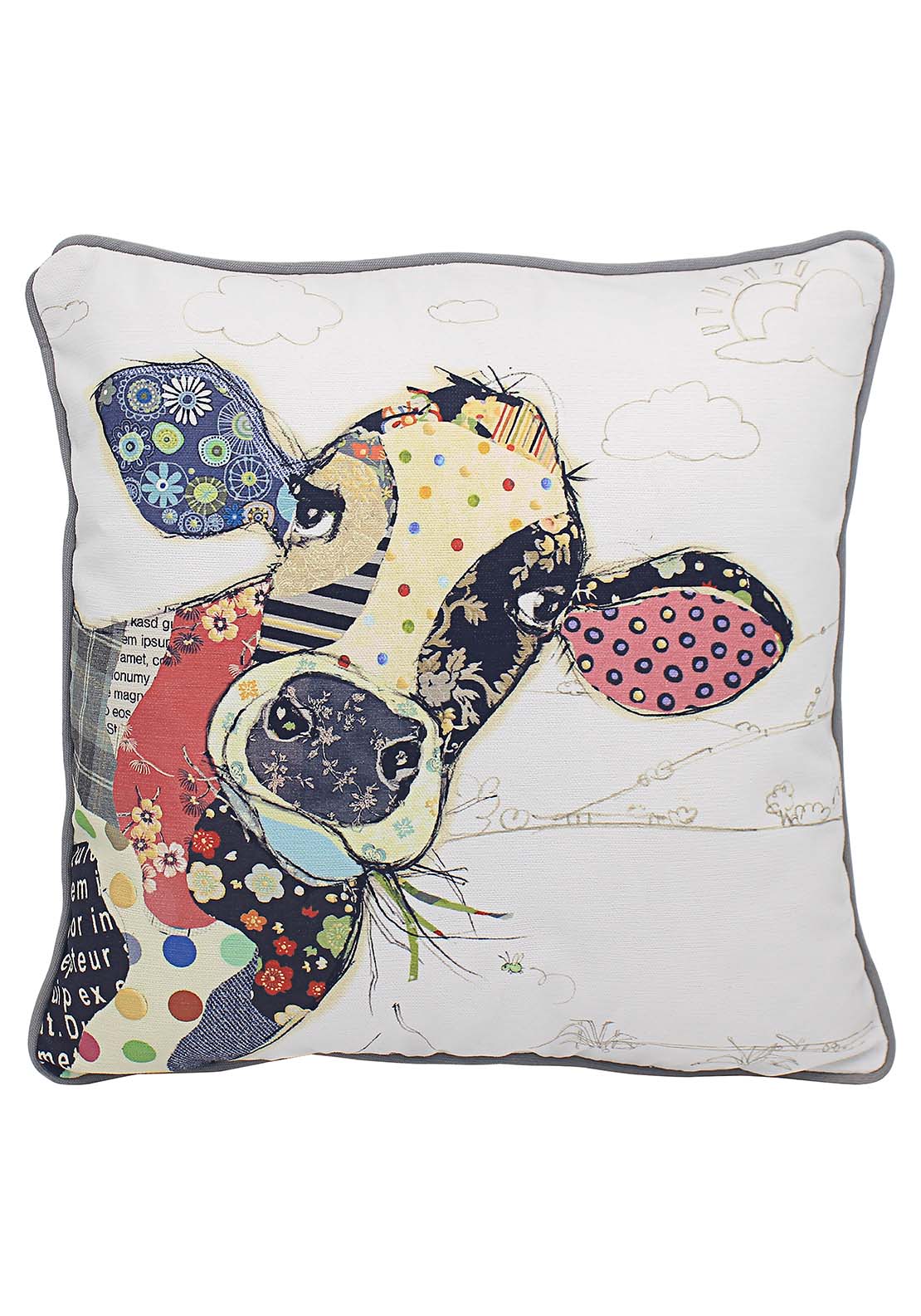 The Home Collection Connie Cow Filled Cushion 1 Shaws Department Stores