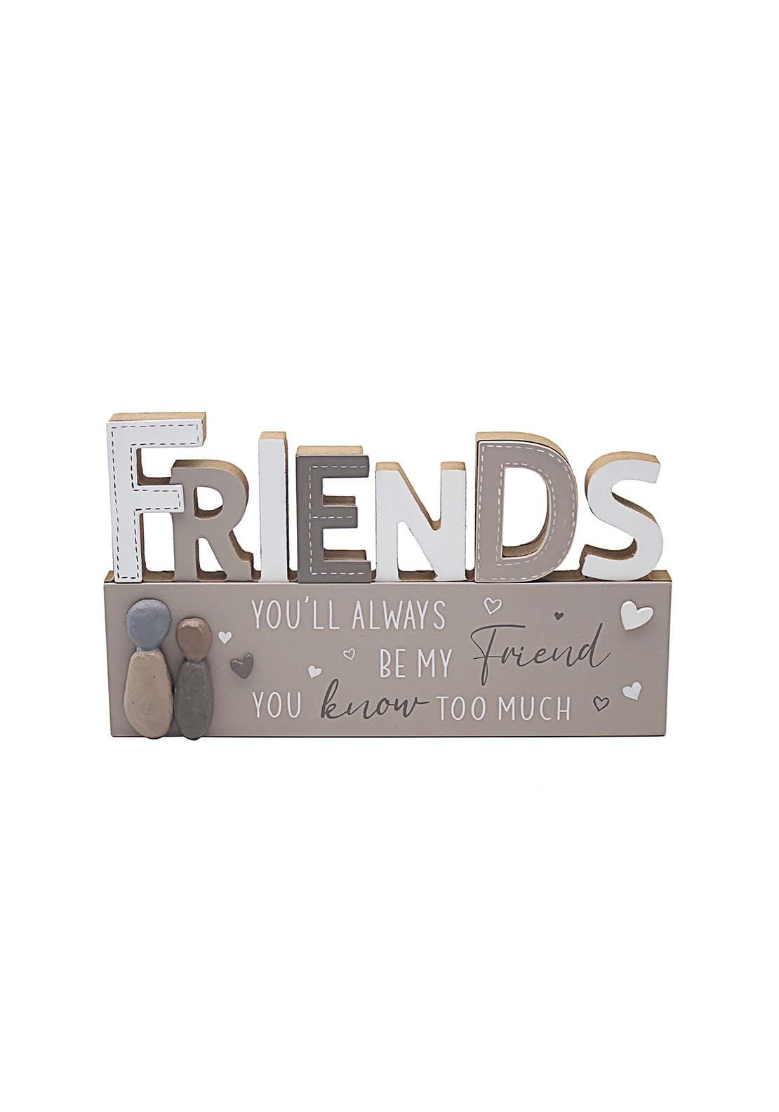 Lesser & Pavey Friends Standing Plaque 1 Shaws Department Stores