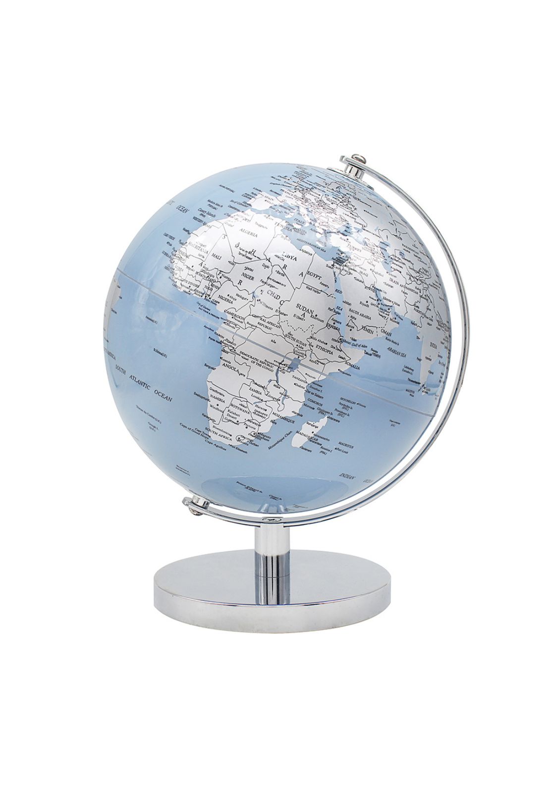 The Home Collection Globe Blue Silver - Blue / Silver 1 Shaws Department Stores