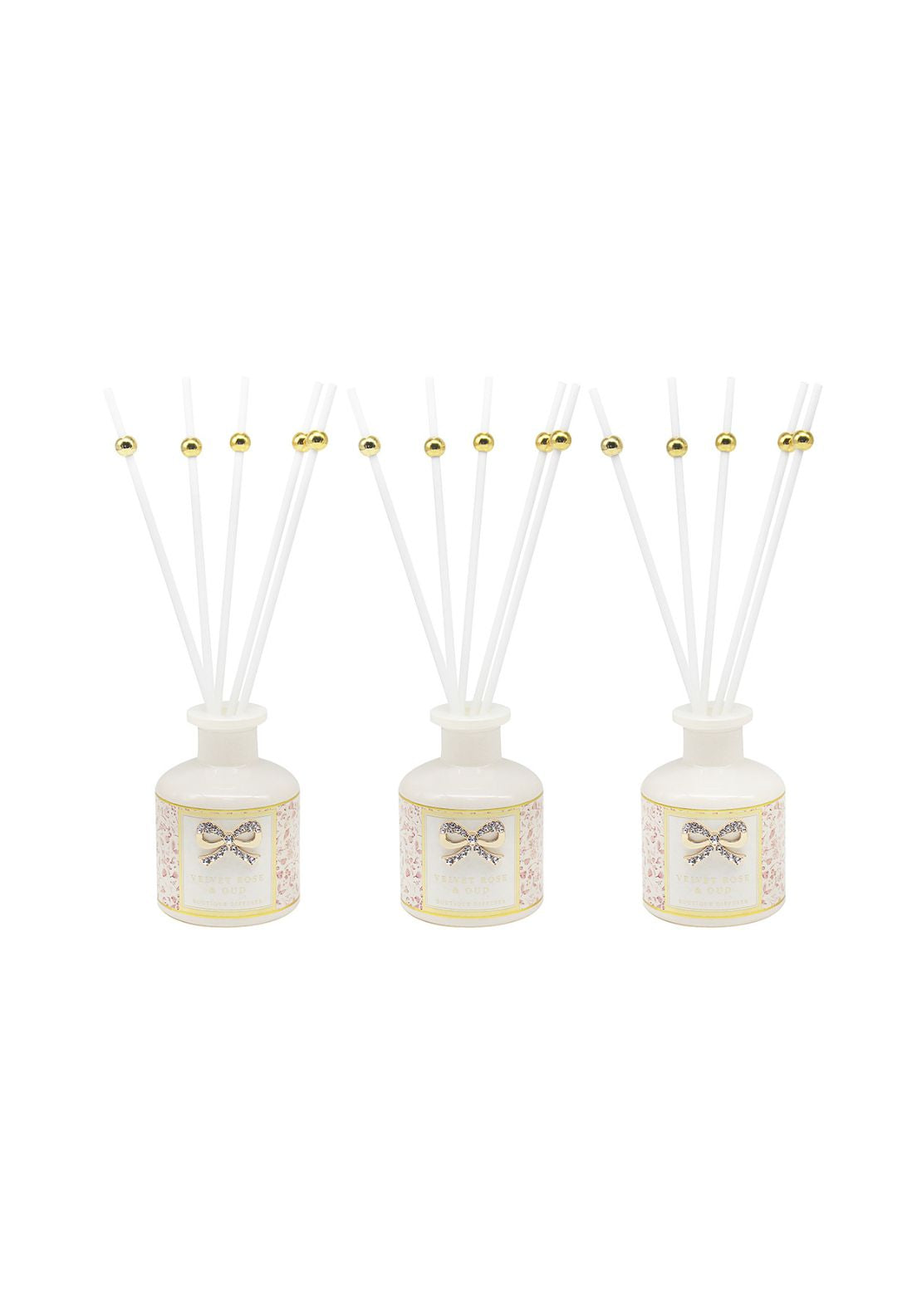 The Home Collection Love You Moon and Back Diffuser Set of 3 - Pomegranate 2 Shaws Department Stores