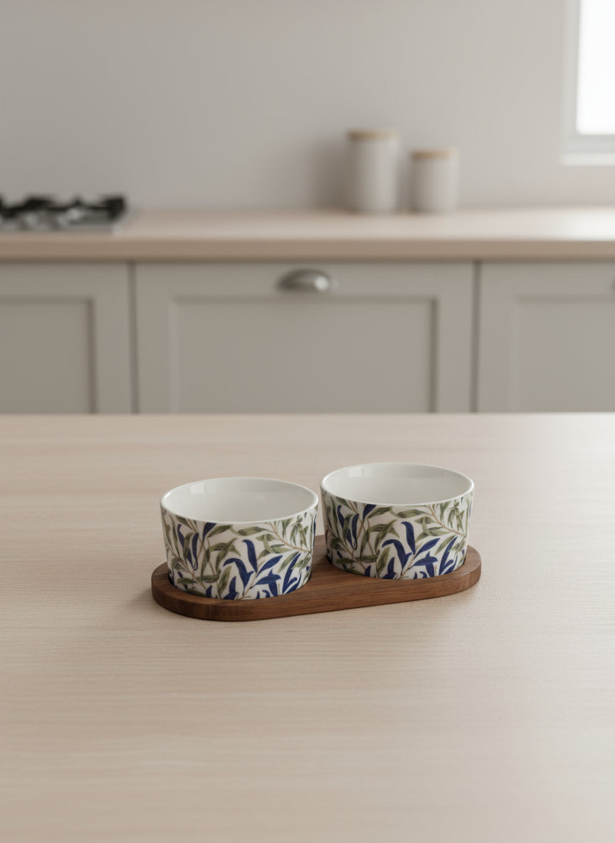 The Home Collection Willow Bough Snack Bowls Tray - Multi 2 Shaws Department Stores