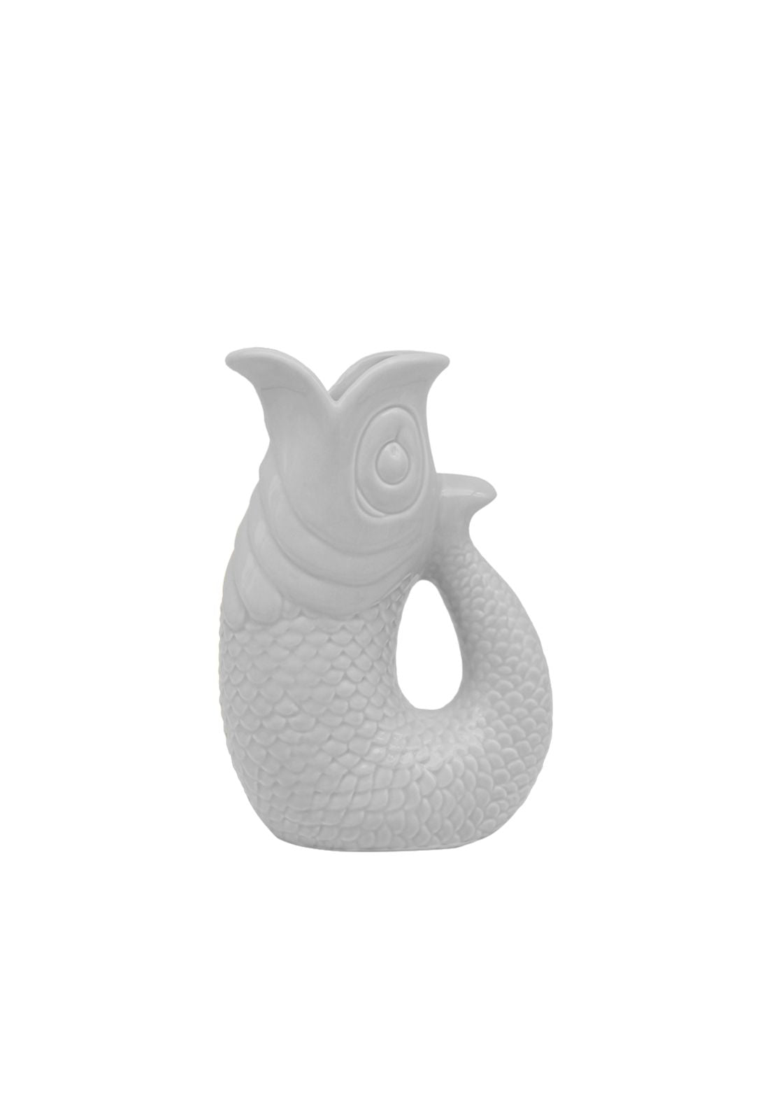 The Home Collection Fish Jug/Vase Grey - Grey 1 Shaws Department Stores
