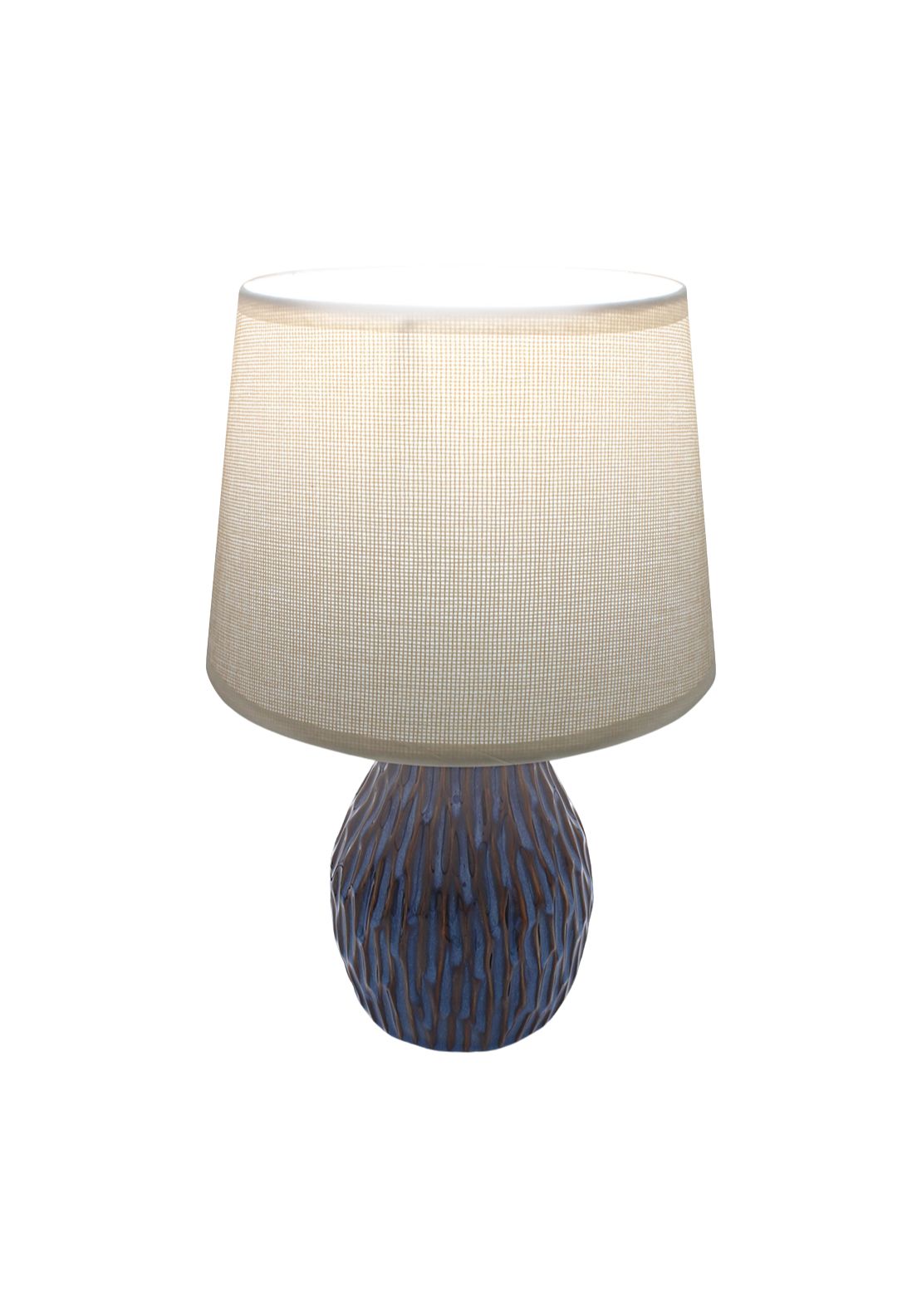 The Home Collection Elements Table Lamp - Blue 1 Shaws Department Stores