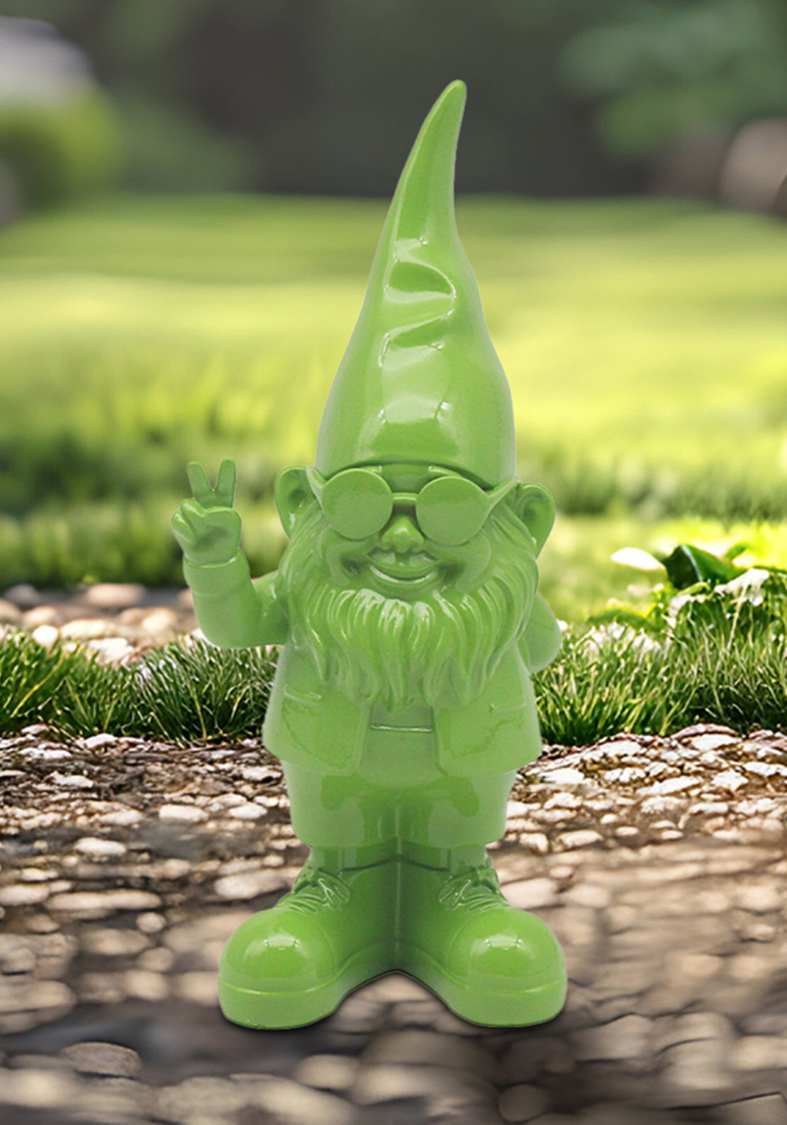The Home Collection Gnome Figurine - Green 1 Shaws Department Stores