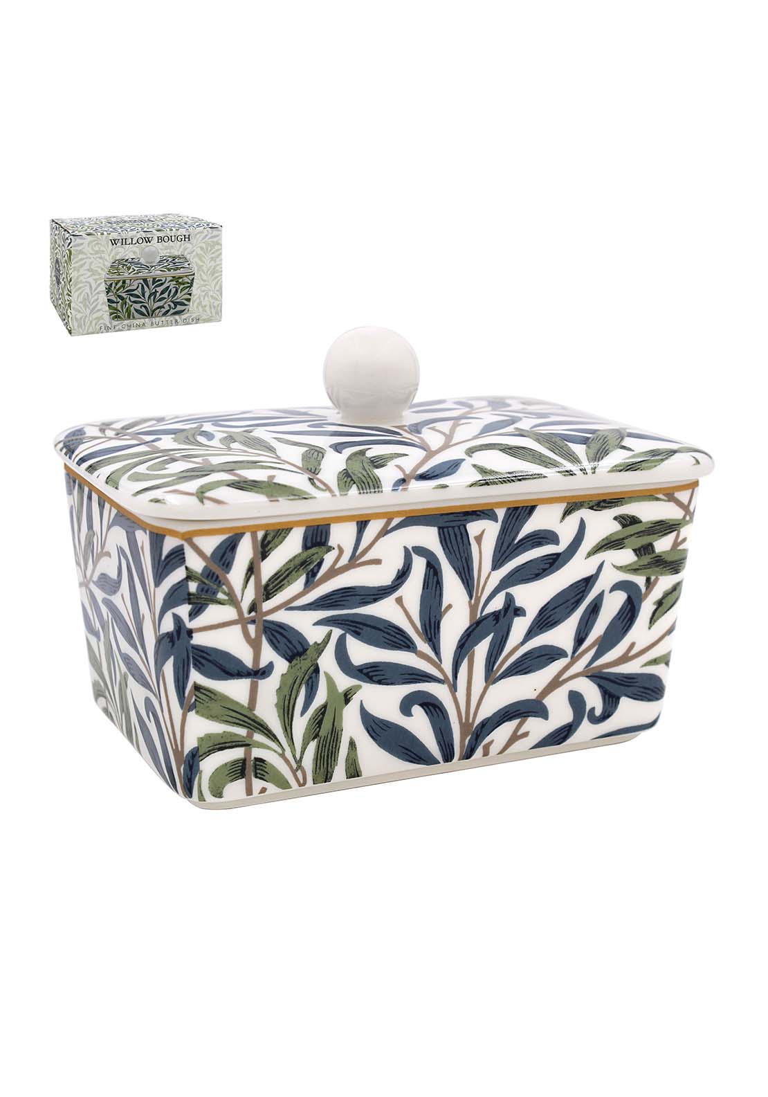 Lesser & Pavey Willow Bough Butter Dish 1 Shaws Department Stores