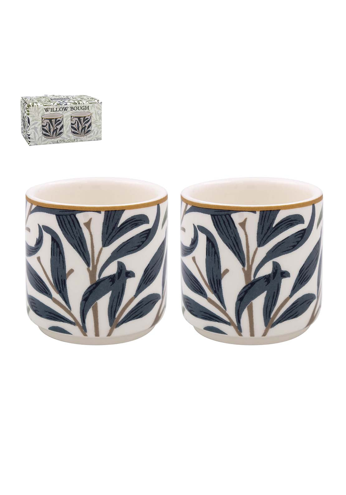 Lesser & Pavey Willow Bough Egg Cups 1 Shaws Department Stores